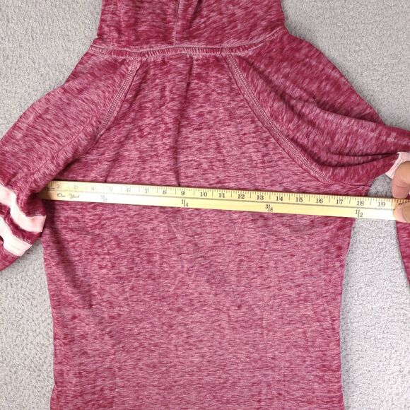 No boundaries Hoodie Women's Medium Burgundy Indian Design‎ Long Sleeve Pullover - Picture 10 of 14